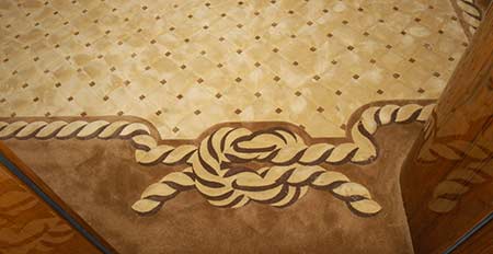 Custom Carpet Inlay Design