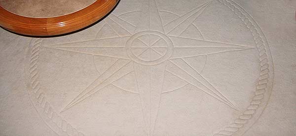 Custom Inlay Design on Yacht