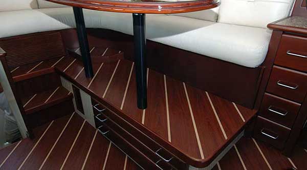 Marine Vinyl Flooring Wheel House