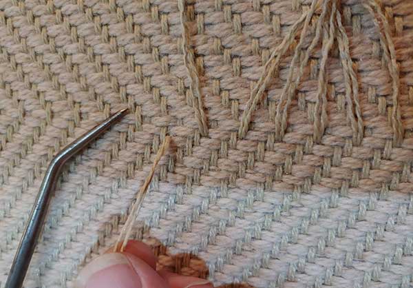 Sisal Yacht Carpet Splicing